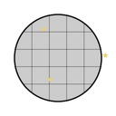 Retro disco ball for party atmosphere